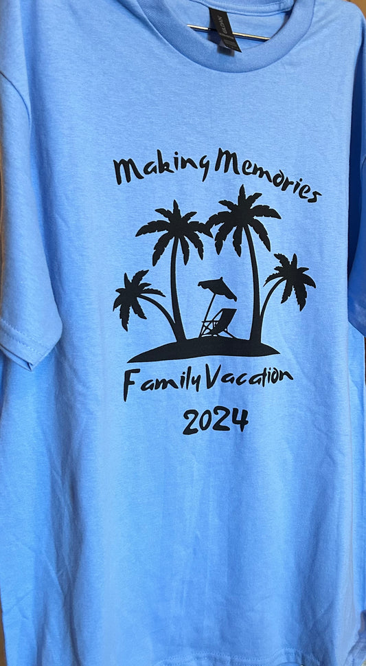 Family Vacation Matching T-shirts.