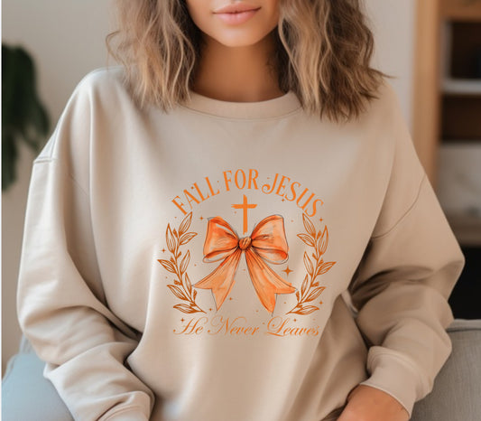 Fall for Jesus sweatshirts