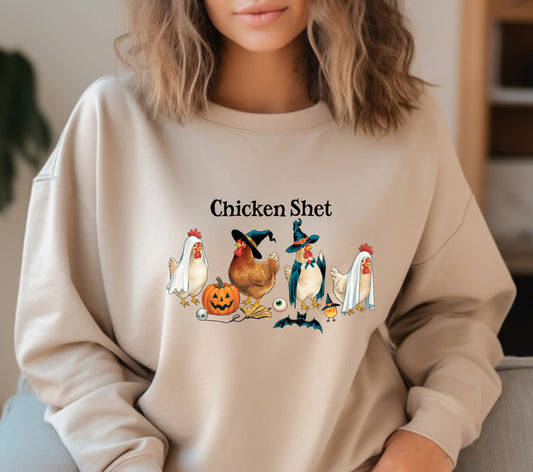 Chicken shet halloween  sweatshirt