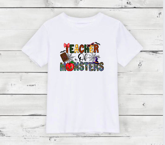 Teacher of monsters Halloween T-shirt