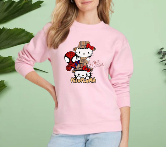 Peso pluma hello kitty sweatshirts