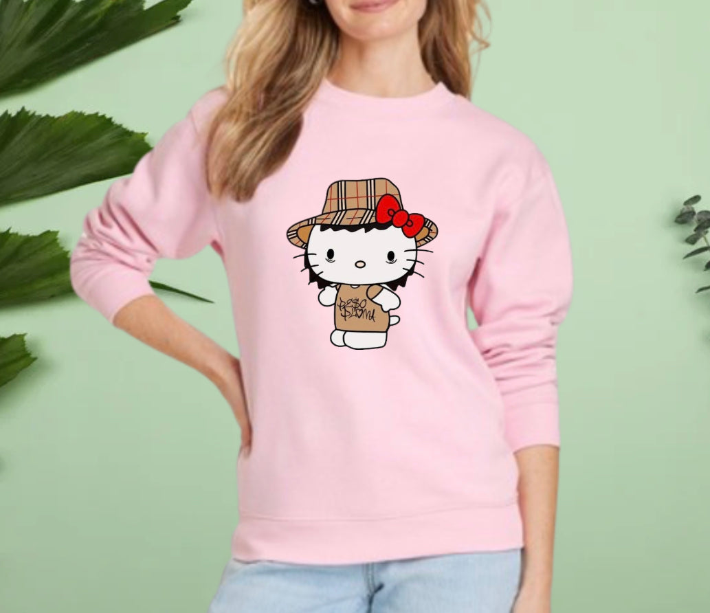 Peso pluma hello kitty sweatshirts