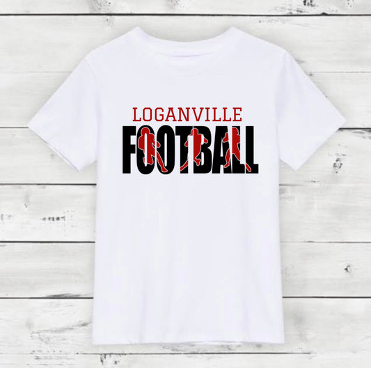 LOGANVILLE FOOTBALL T-SHIRT