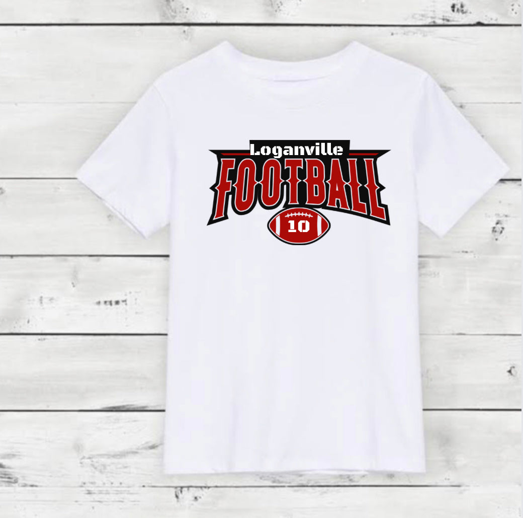 FOOTBALL T-SHIRTS LOGANVILLE