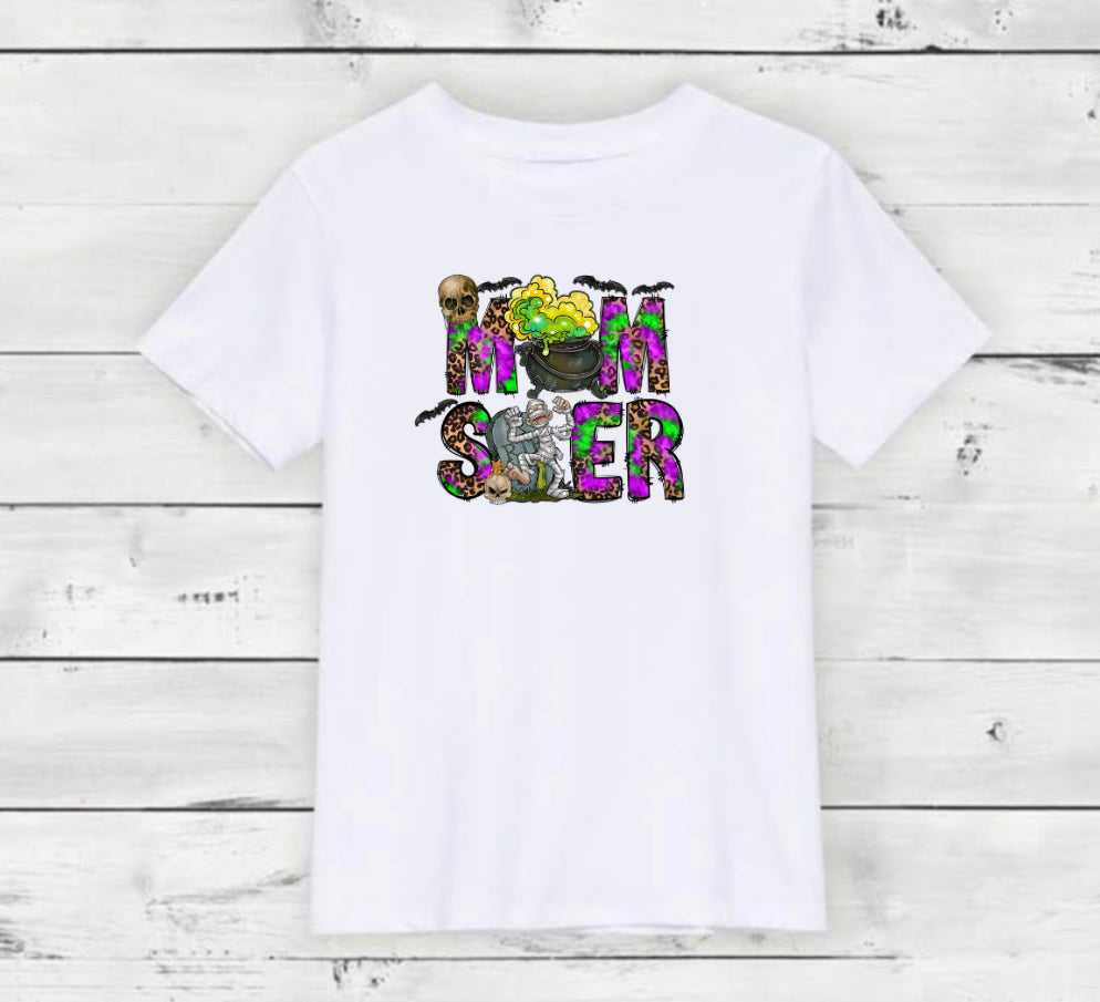 Halloween momster T-shirt