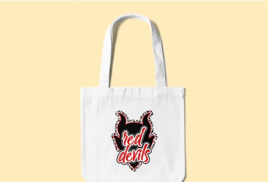 Red Devil Fan tote bag