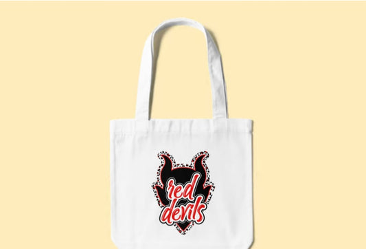 Red Devil Fan tote bag