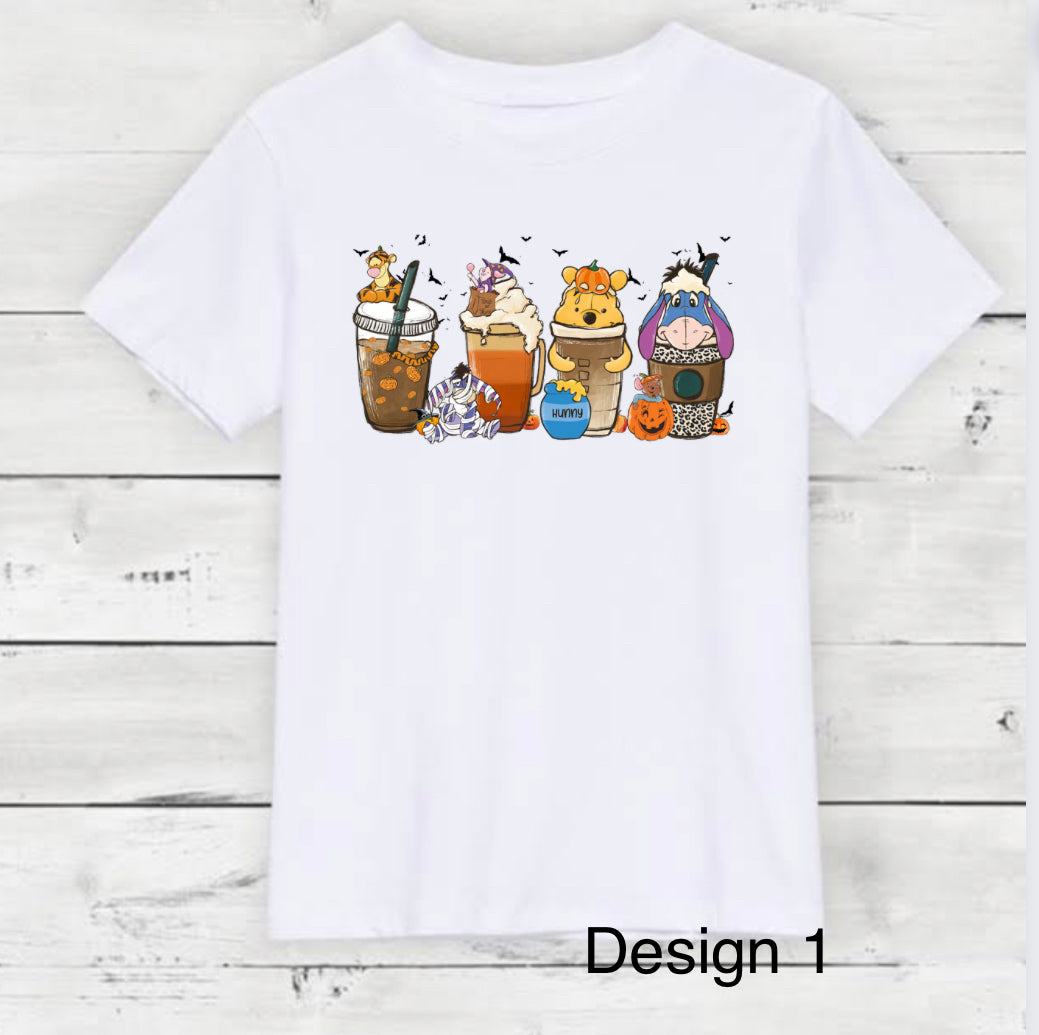 Winnie the Pooh  Fall and Halloween T-shirt