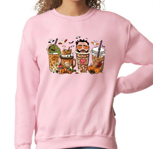 Bad Bunny Fall Coffee Sweatshirt