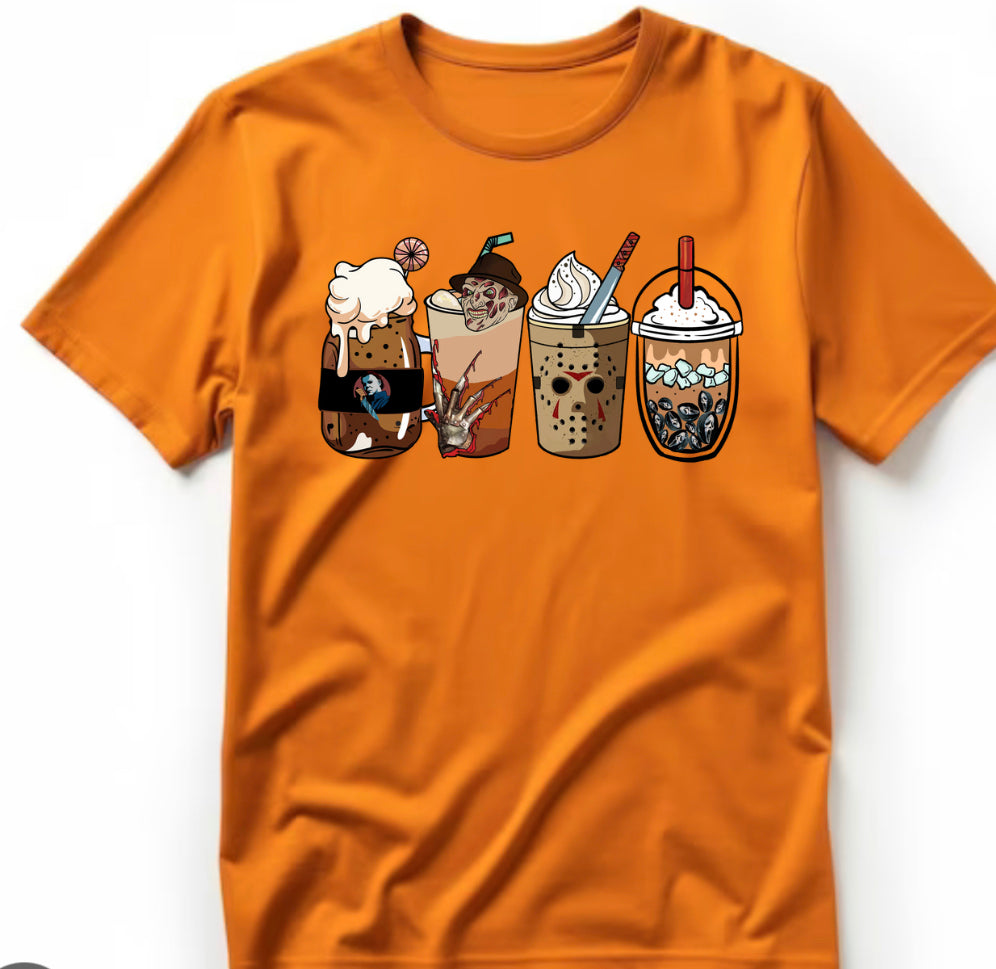 Horror Movies coffee T-shirt