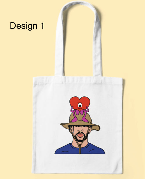 Bad bunny tote bags