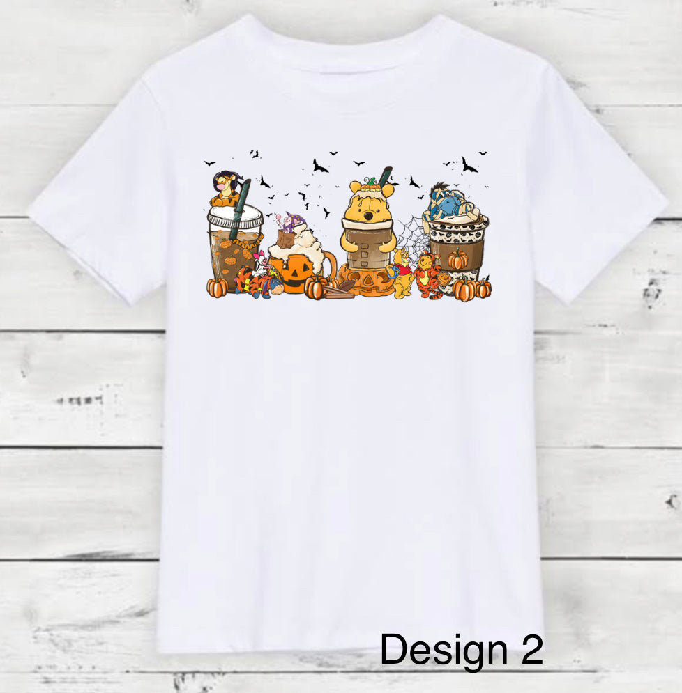 Winnie the Pooh  Fall and Halloween T-shirt