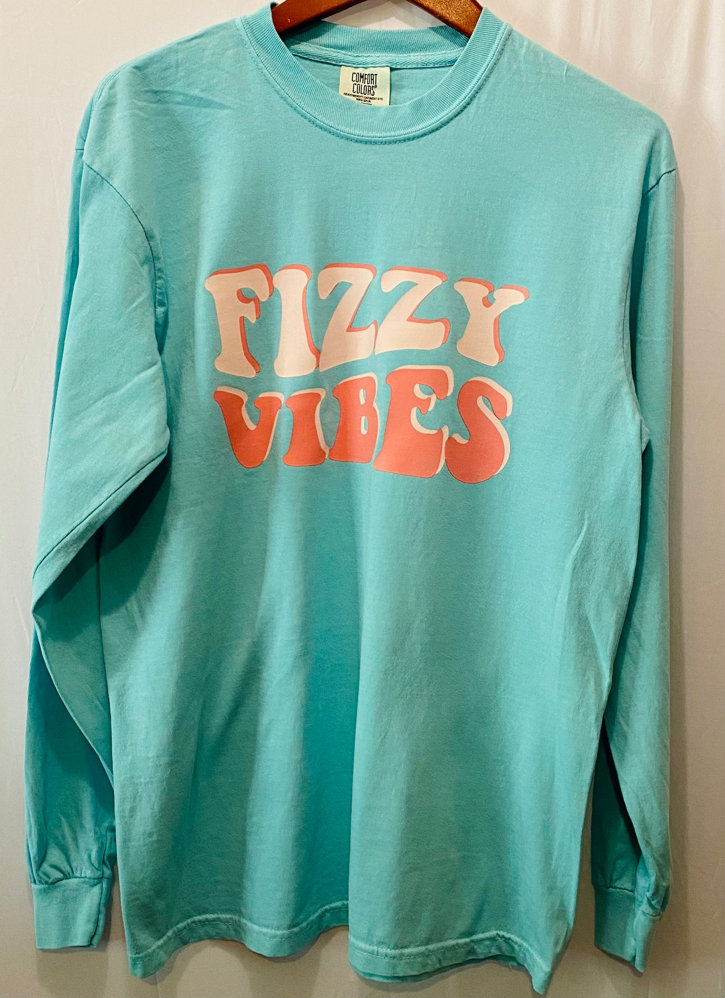 Fizzy Vibes Teal Color Shirt