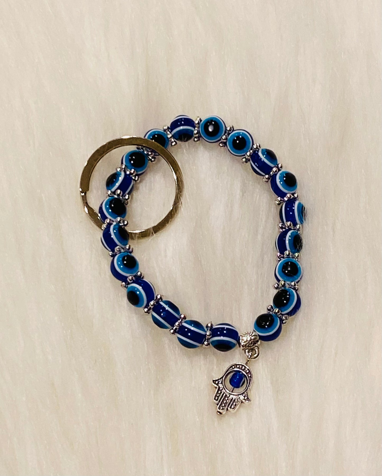 Evil eye Keychain Bracelet