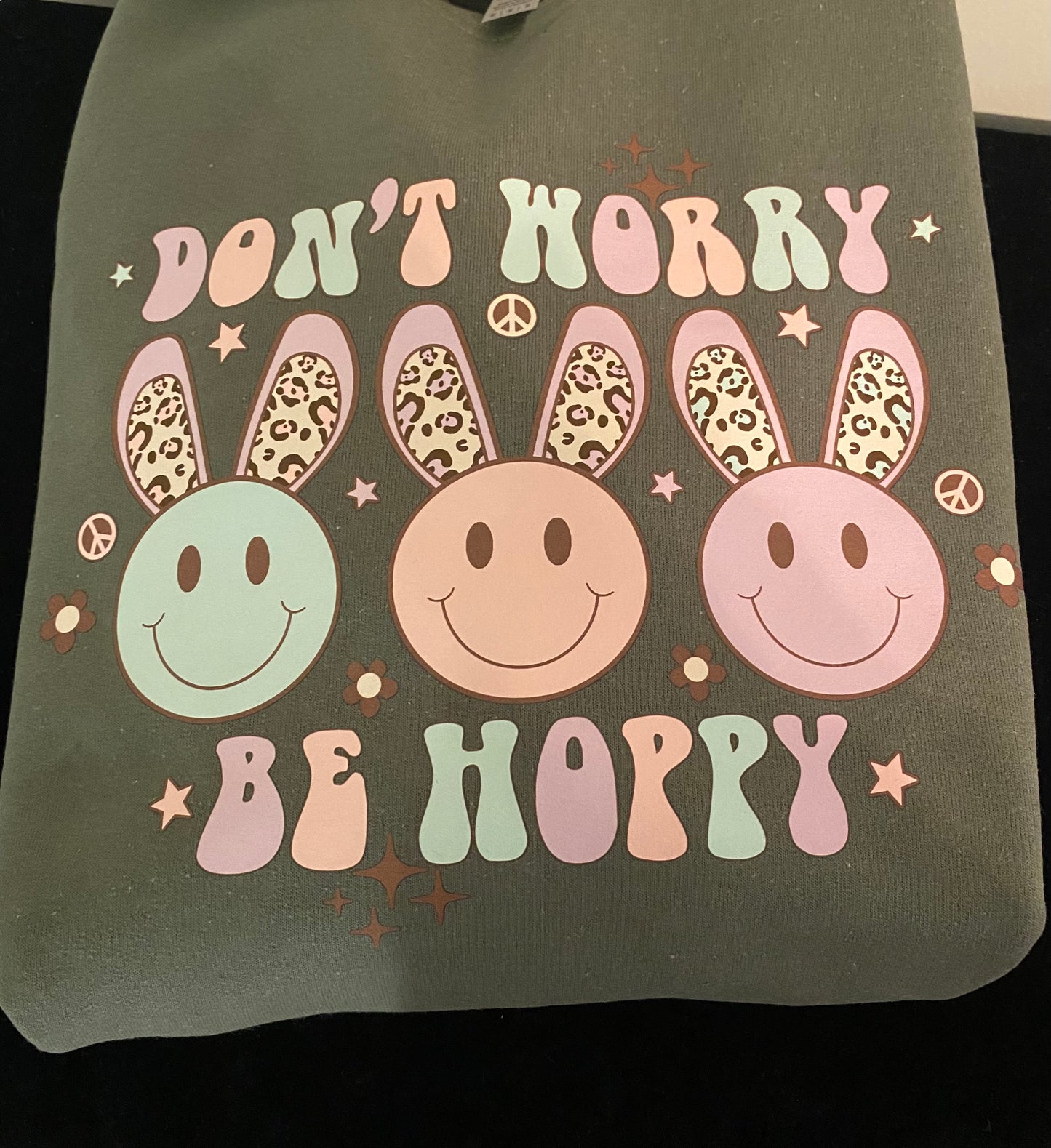 Be Hoppy bunny sweatshirt