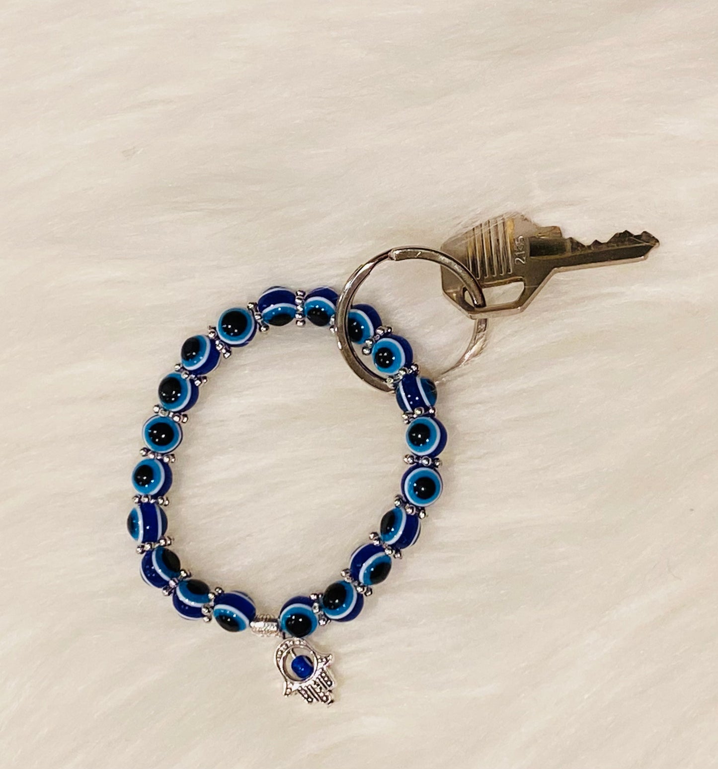 Evil eye Keychain Bracelet