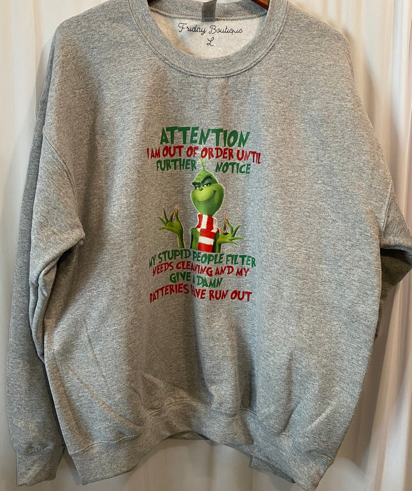 Grinch sweatshirt